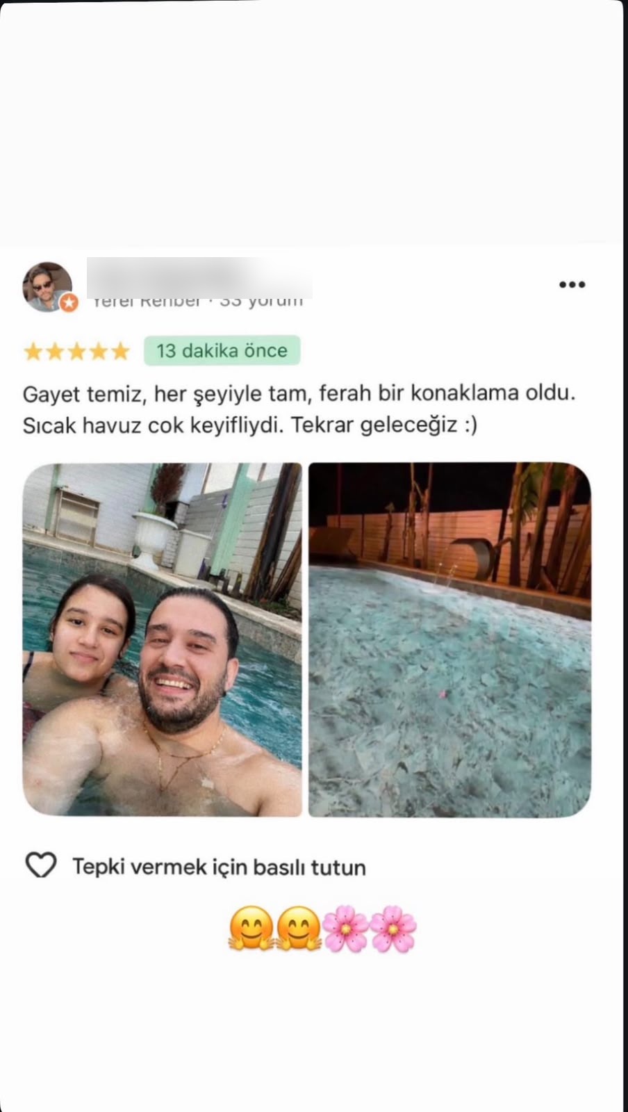 Pera Suit Faralya gerçek misafir yorumu 3