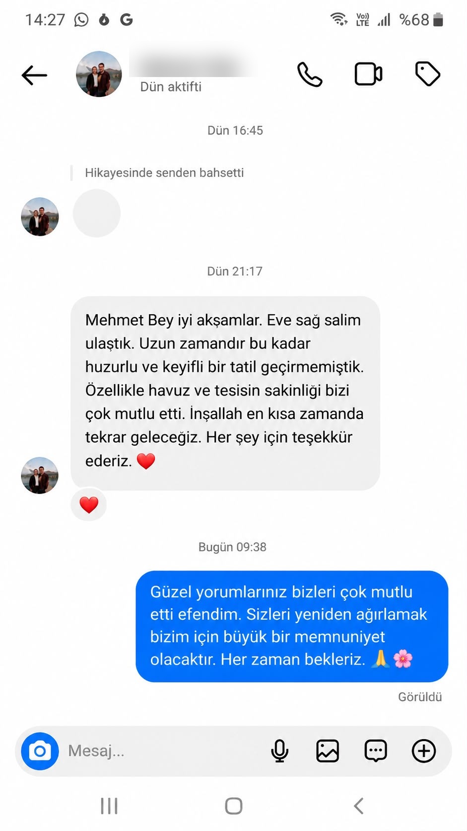 Pera Suit Faralya gerçek misafir yorumu 6